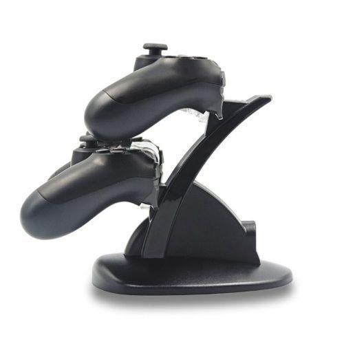 Cargador Inalambrico Playstation 4 Original PS4 Mando Dual 2 Controles Control Play 4 USB-3