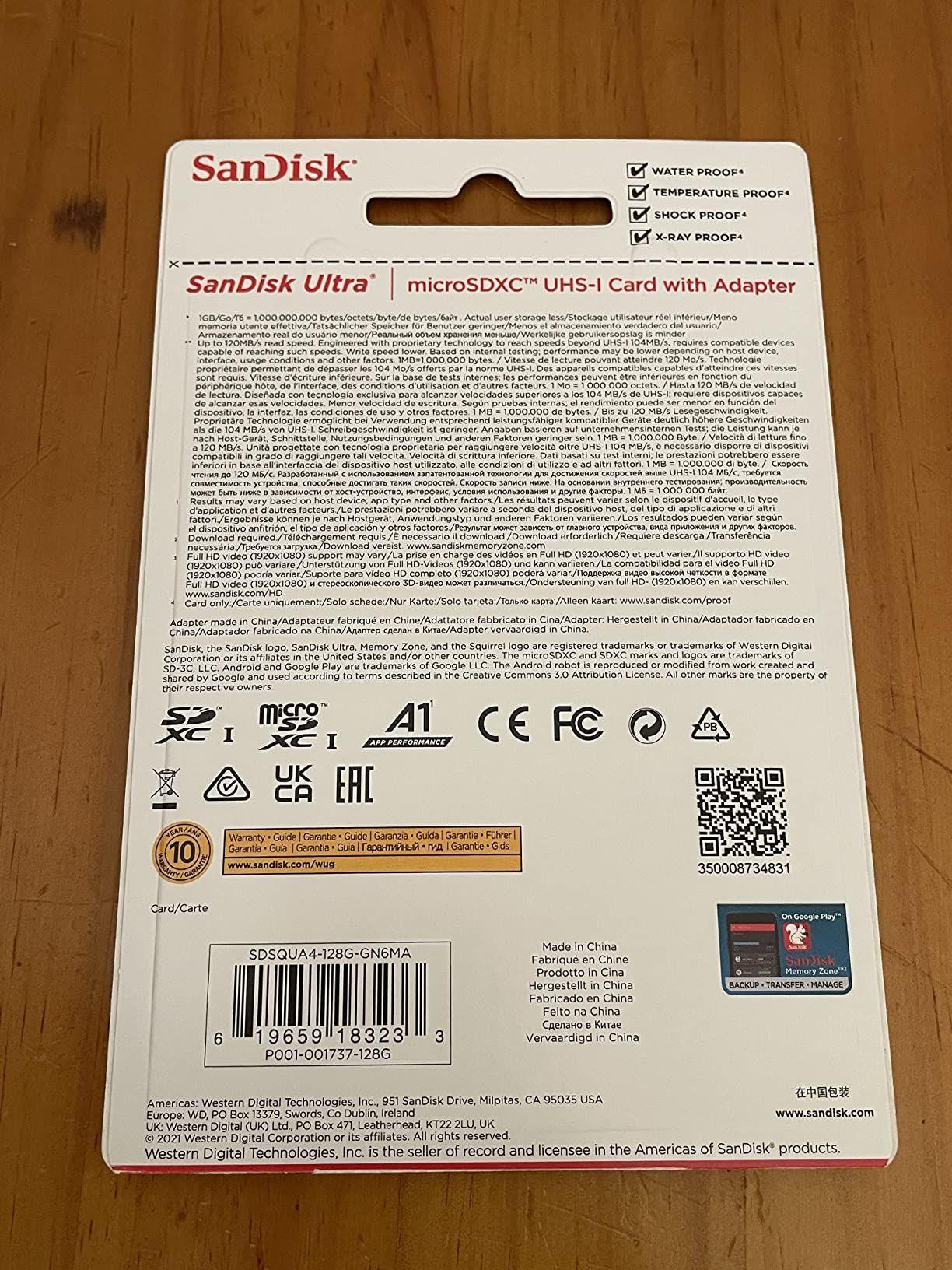 Tarjeta Memoria Micro SD SanDisk Ultra 32GB para Nintendo Switch/Lite-4