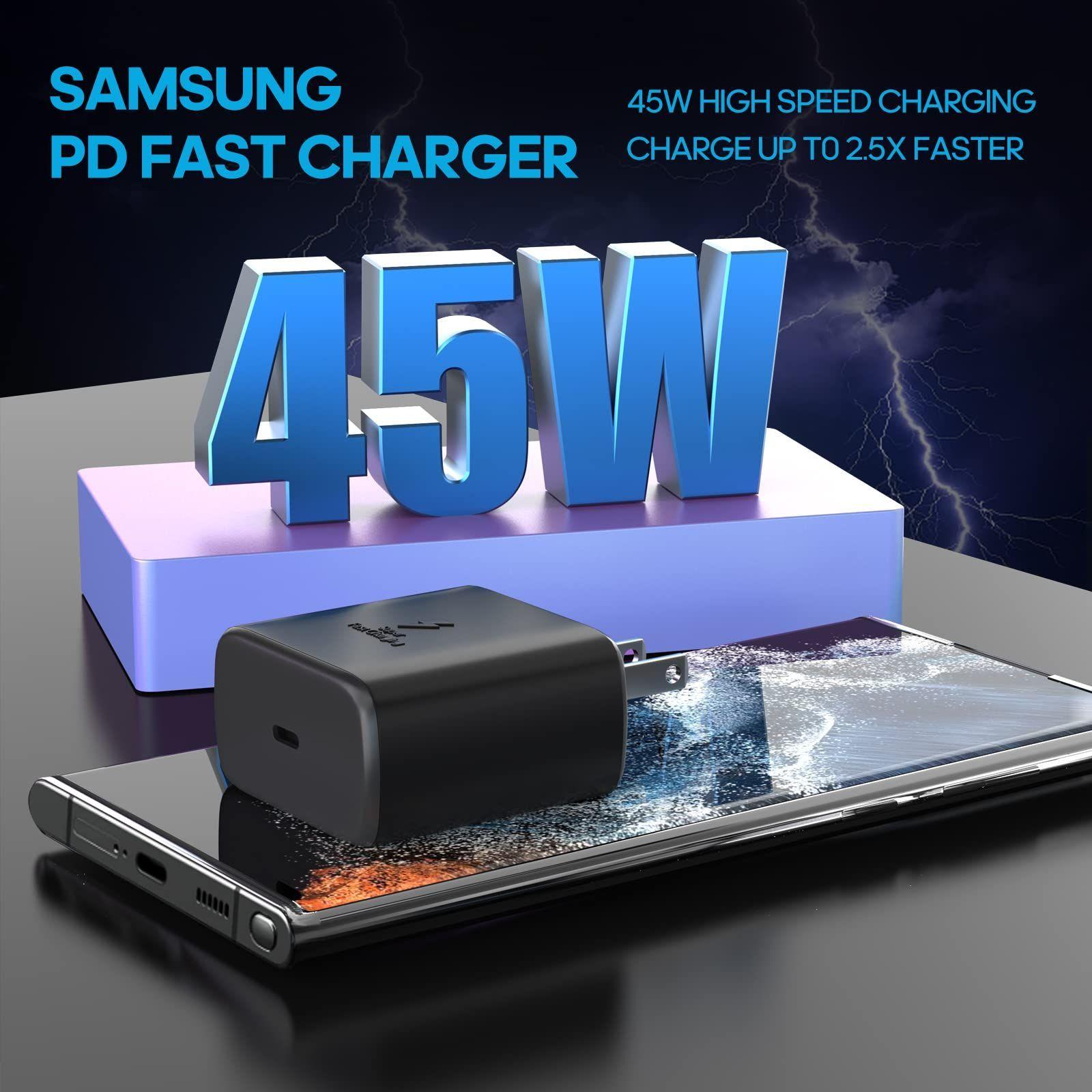 Cargador de Pared Para Celular Samsung Celular de carga súper rápida 45w Sin Cable-3