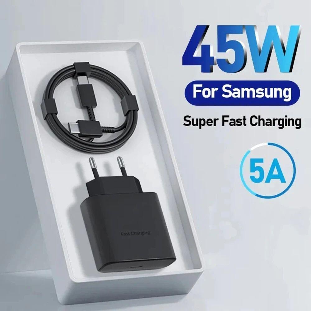 Cargador de Pared Para Celular Samsung Celular de carga súper rápida 45w Sin Cable-4