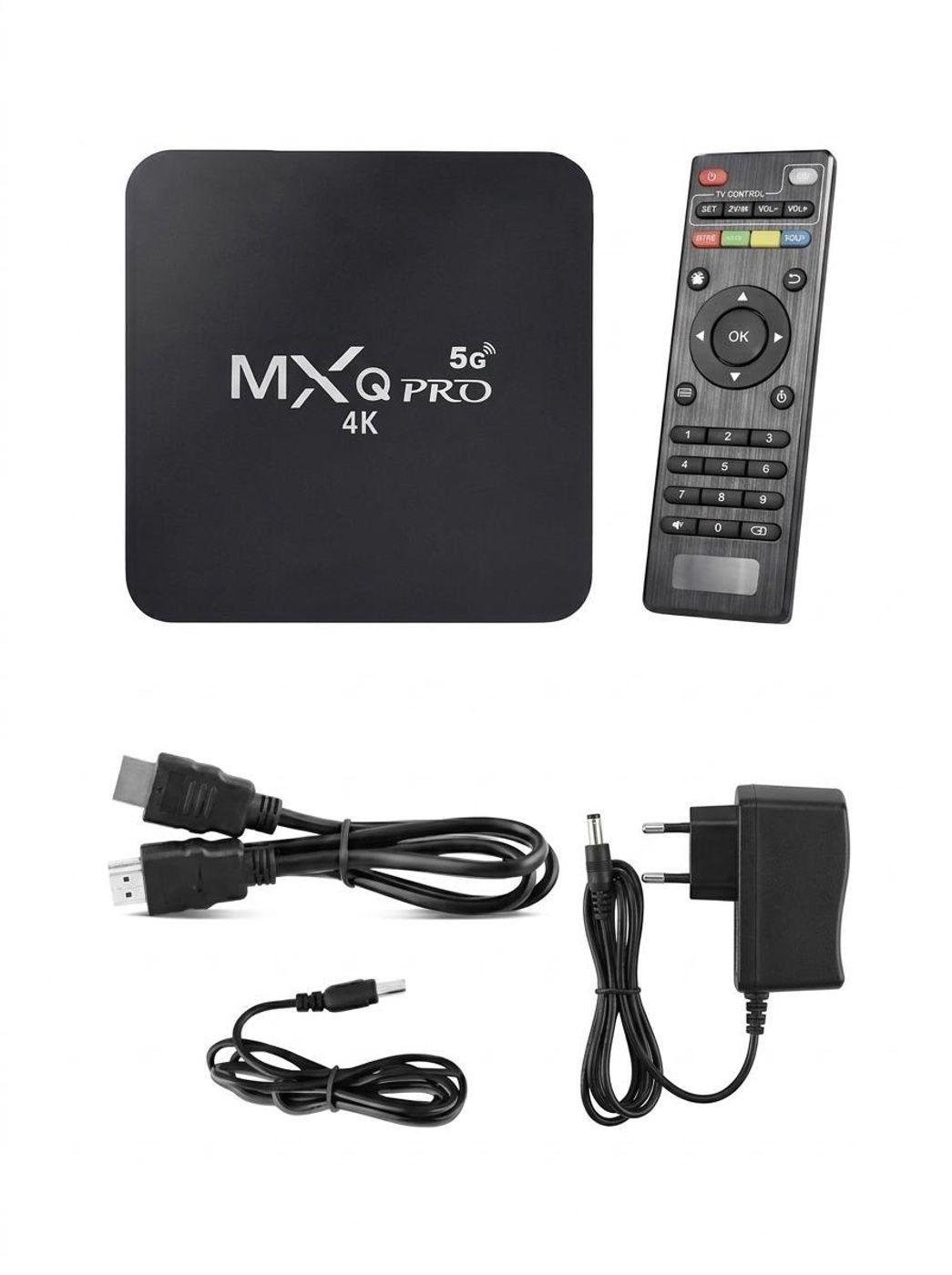 Tv box Pro 5g 4k Android 9 0 4GB RAM 32GB ROM Control Negro-0