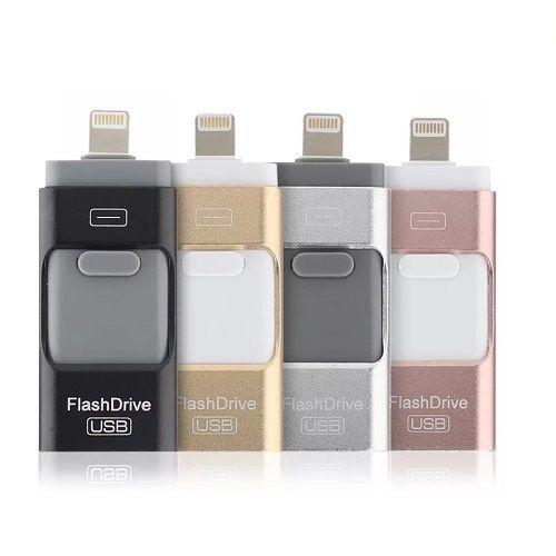 Pendrive OTG 4 en 1 USB Micro USB  Tipo C 8 GB-2
