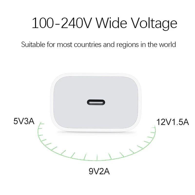Cargador más cable Para Iphone 20 W-3