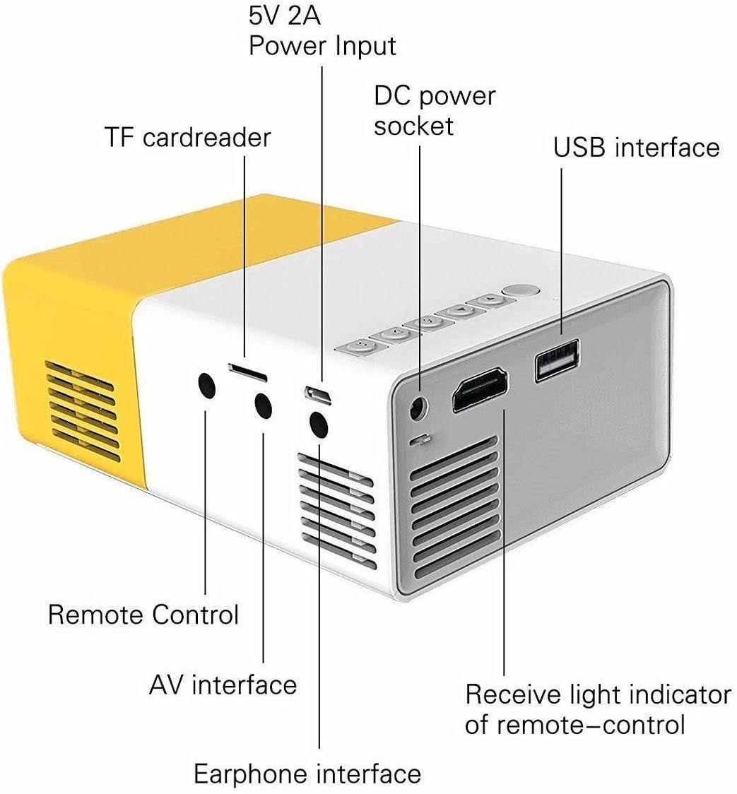 Mini proyector con Control remoto Pro Led-3