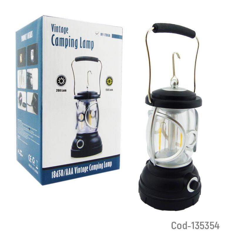 Farol LED Vintage Retro | Linterna Decorativa Estilo Antiguo a Pilas-2