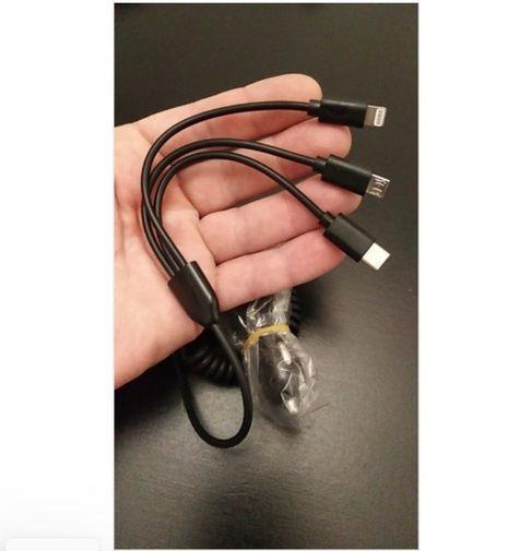 Cargador De Celular Auto Carga Rapida 1 USB, 3,1 A Cable-4