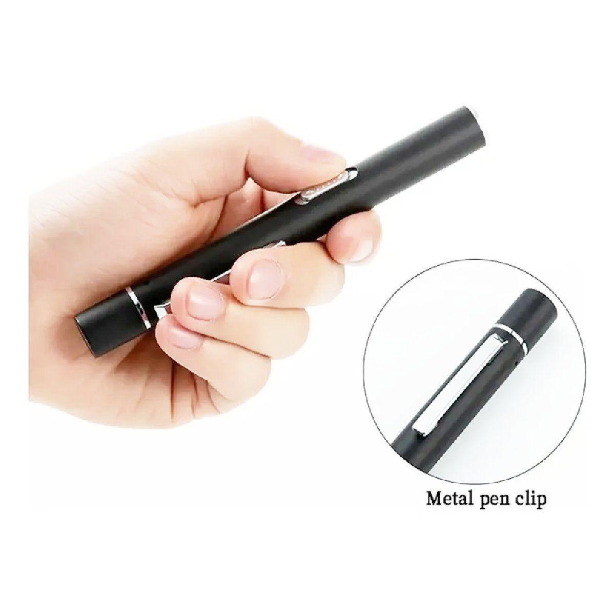 Linterna Tipo Lapiz Led 3 en 1 Aluminio Led Luz UV Ultravioleta Laser Recargable USB M dico De Bolsi-4
