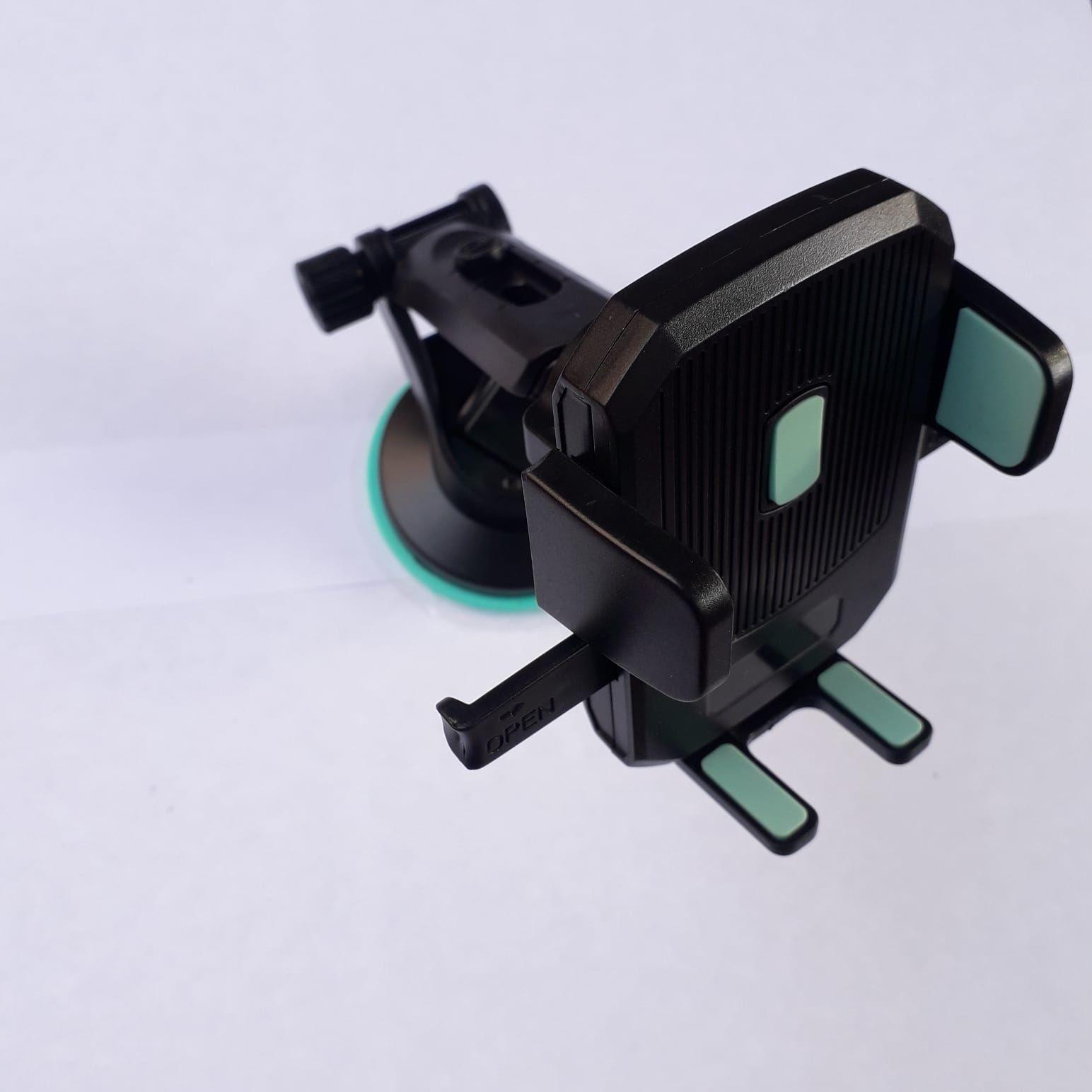 Base Universal M3 para Smartphone Auto | Doble Fijación (Tablero/Vidrio) | Ajuste Multiángulo-2