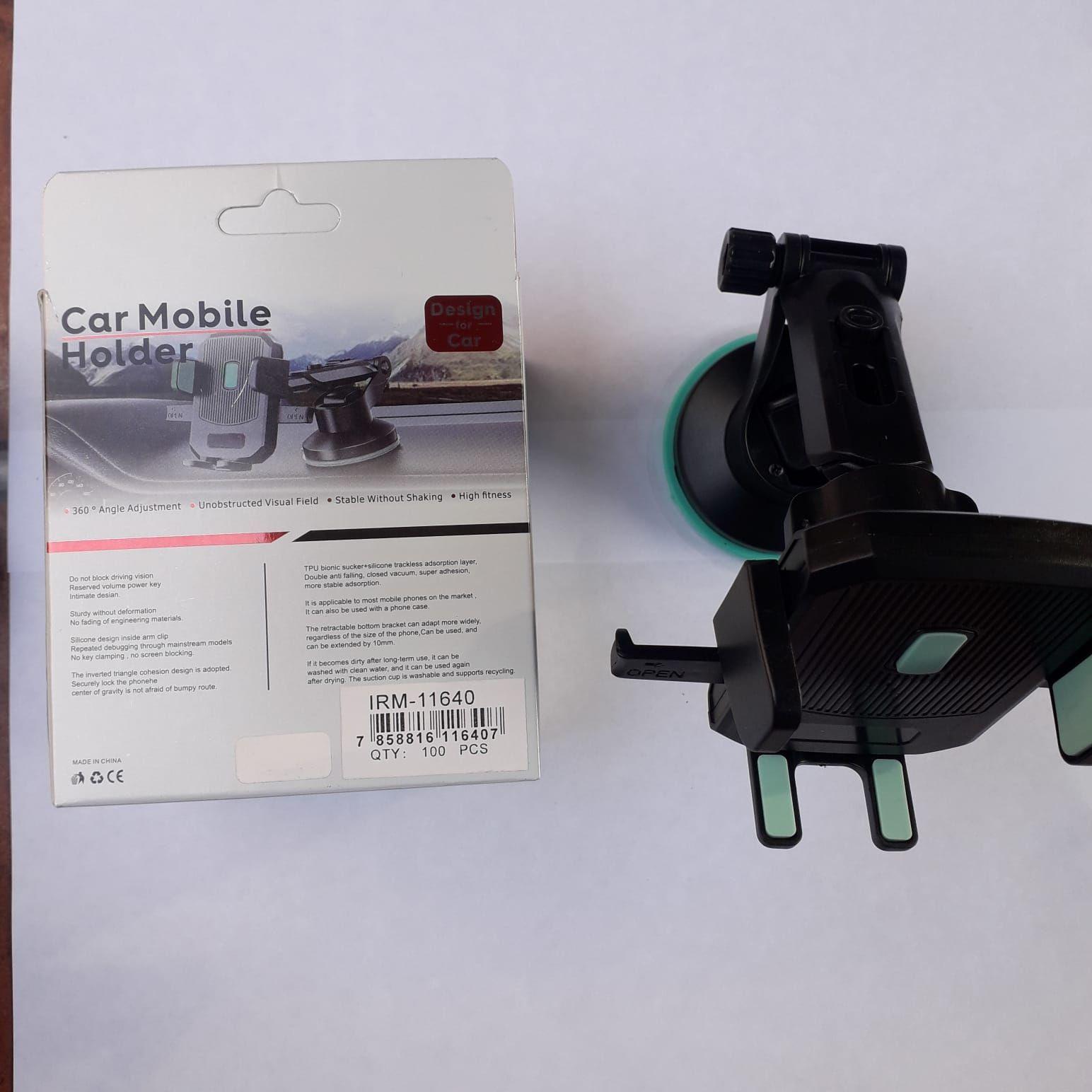 Base Universal M3 para Smartphone Auto | Doble Fijación (Tablero/Vidrio) | Ajuste Multiángulo-4