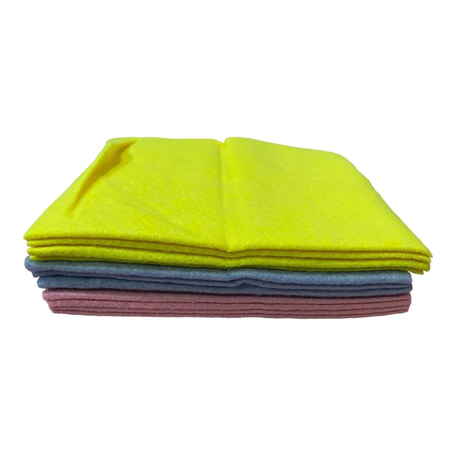 Paños Colores para limpiar cocina lavables 12 unidades absorventes grandes -2