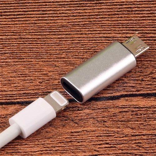 Adaptador Micro USB para Iphone Ligthning Convertidor OTG Conversor-4