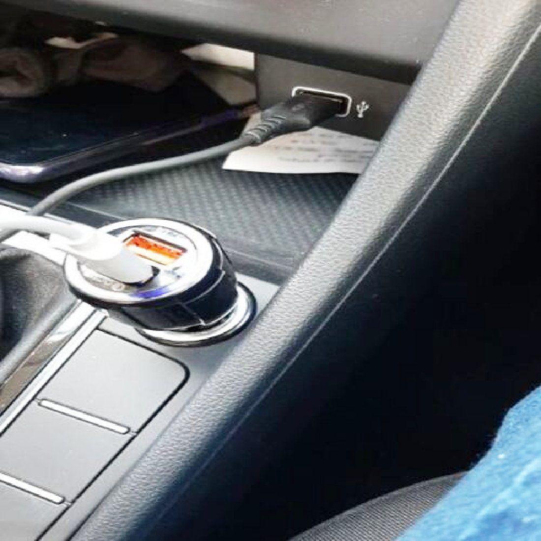 Cargador De Celular Auto Tipo C Carga Rapida 3 1 Amp y USB 30w-2