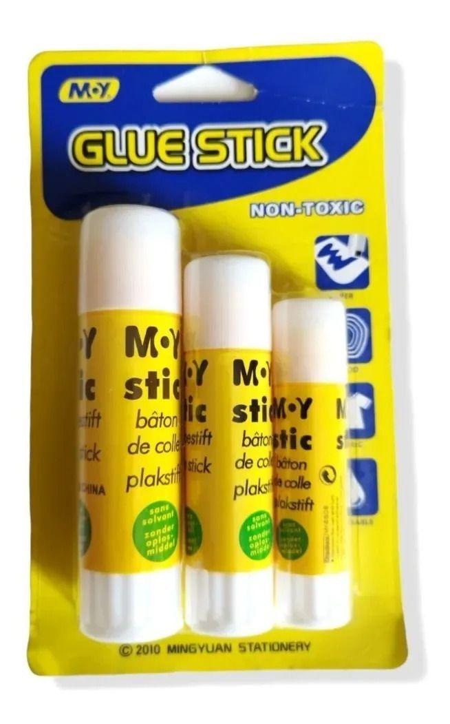 Pack De 3 Barras De Pegamento Grande Mediano Y Chico-1