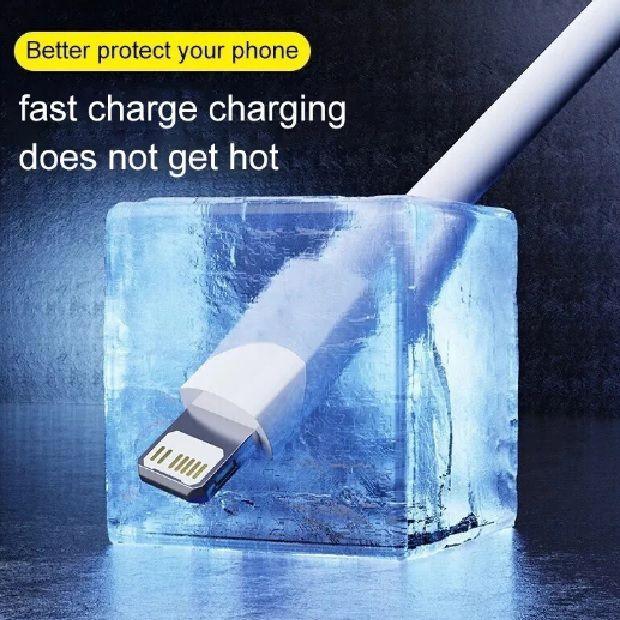 Cable Carga Rápida 25W (3.1A) USB a Lightning para iPhone-4