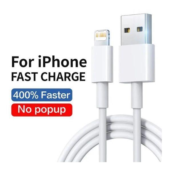 Cable Carga Rápida 25W (3.1A) USB a Lightning para iPhone-5