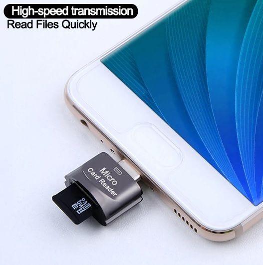 Adaptador Micro USB a Lector Tarjeta de Memoria Micro SD para Celulares-3