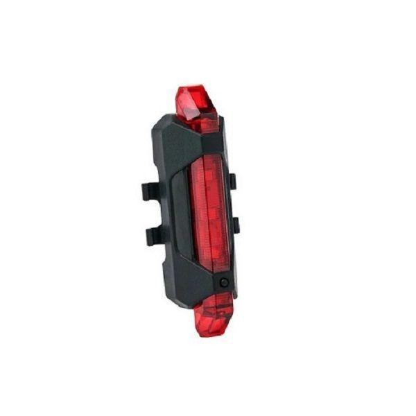 Luz Linterna Led Bicicleta Luz Trasera Lateral Frontal Roja-2