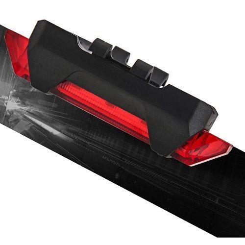Luz Linterna Led Bicicleta Luz Trasera Lateral Frontal Roja-4