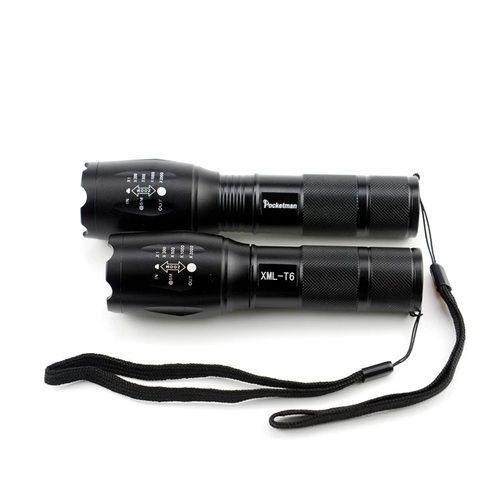 Luz Linterna Led Táctica XML-T6 4000 Lum Zoom Pila Recargab-4