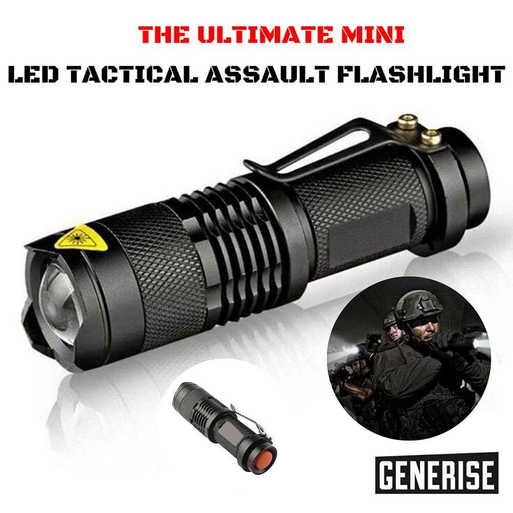 Linterna Led T6 2.000 Lum Pila 18650 Zoom ajustable Pequeña-3