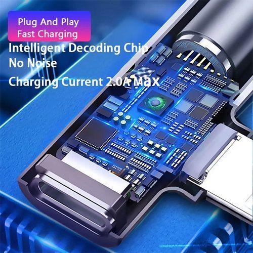 Adaptador de audio Ligthning Divisor Conversor 2 en 1 Metal-4