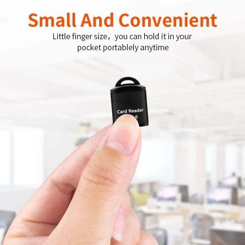 Adaptador Micro SD a USB MINI MUY PEQUEÑO Lector Tarjeta de Memoria SD a USB-2