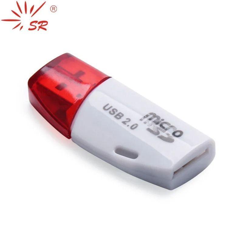 Adaptador Micro SD a USB 2.0 Lector Tarjeta de Memoria SD a USB Portamemoria 2.0-2