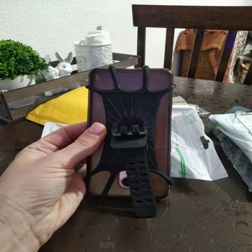 Soporte de Celular Giratorio 360° de Silicona para Bicicleta y Motocicleta-7