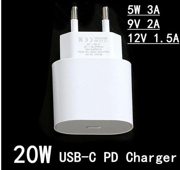 Cargador De Pared Para Celular Tipo C 20W Carga Rapida para Iphone Android Samsung-6