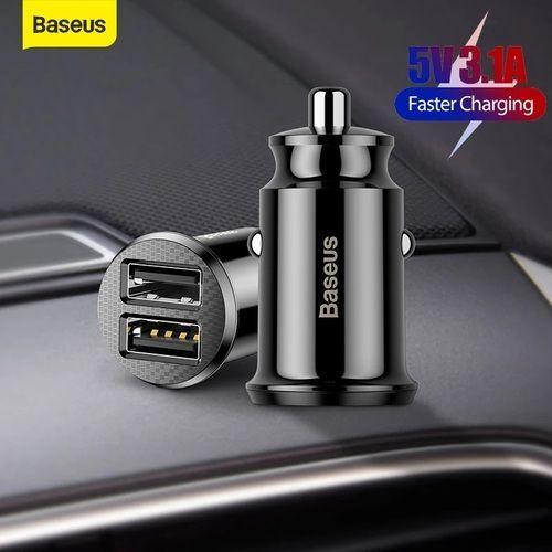Cargador de Coche Mini BASEUS 4.8A Dual USB-1