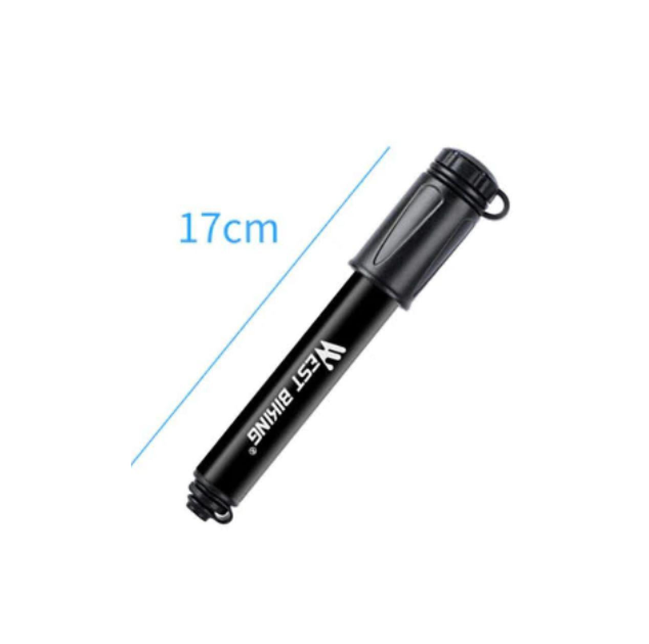 Bombin para bicicleta Bomba de Mano Alumino Resistente West Biking para Bicis Balones Globos-2