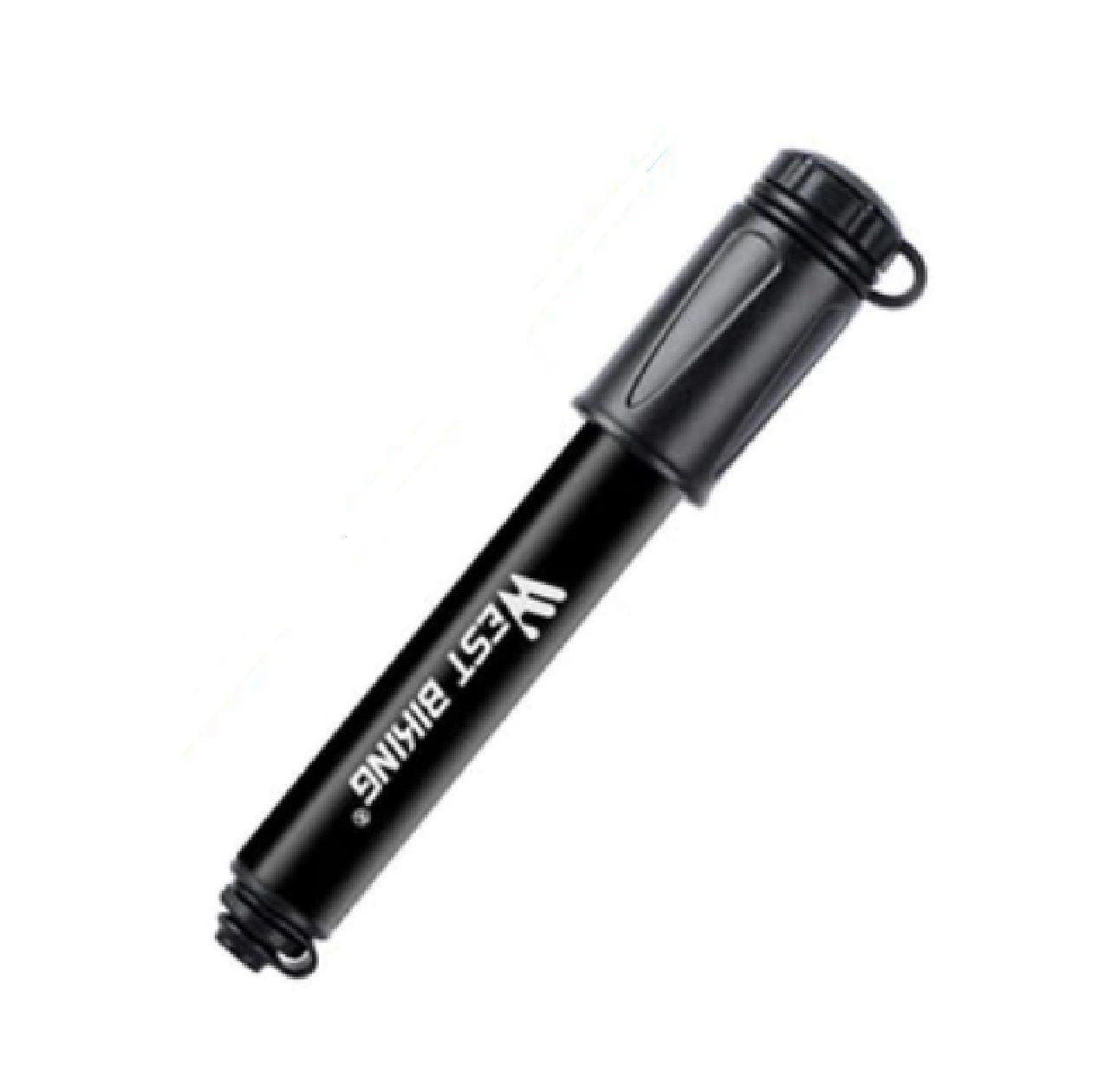 Bombin para bicicleta Bomba de Mano Alumino Resistente West Biking para Bicis Balones Globos-0