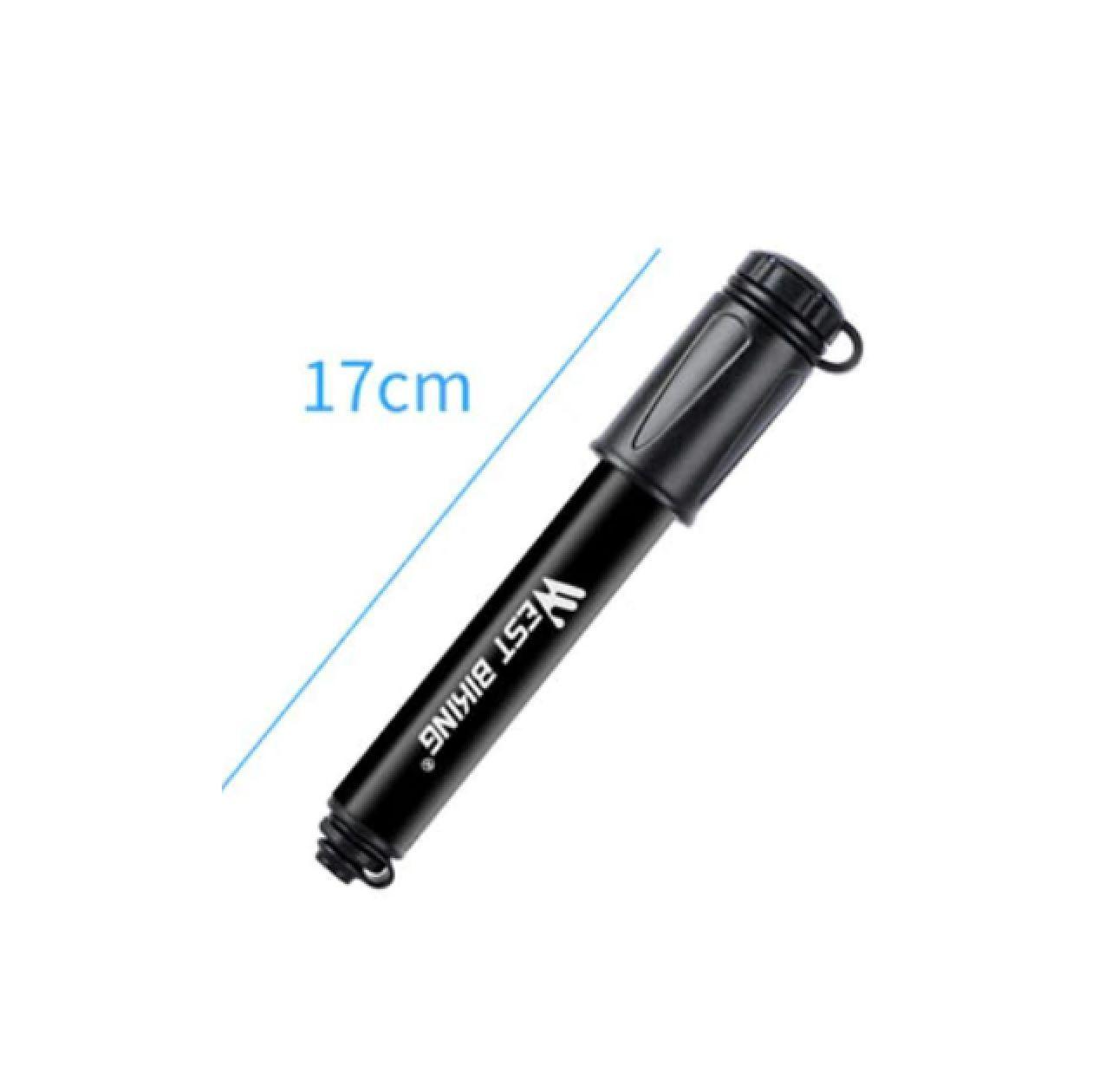 Bombin para bicicleta Bomba de Mano Alumino Resistente West Biking para Bicis Balones Globos-2