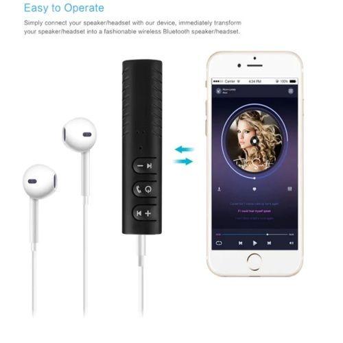 Adaptador Transmisor Receptor Bluetooth Radio Auto Auxiliar-6