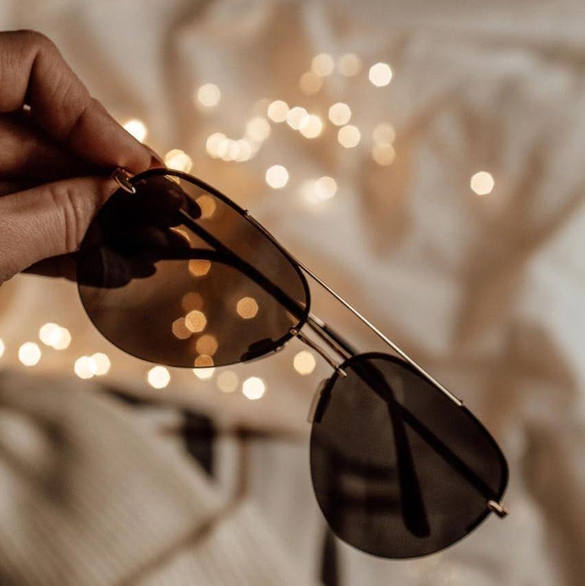 Lentes Sol gafas para el sol Filtro UV tipo Aviador Militar-2