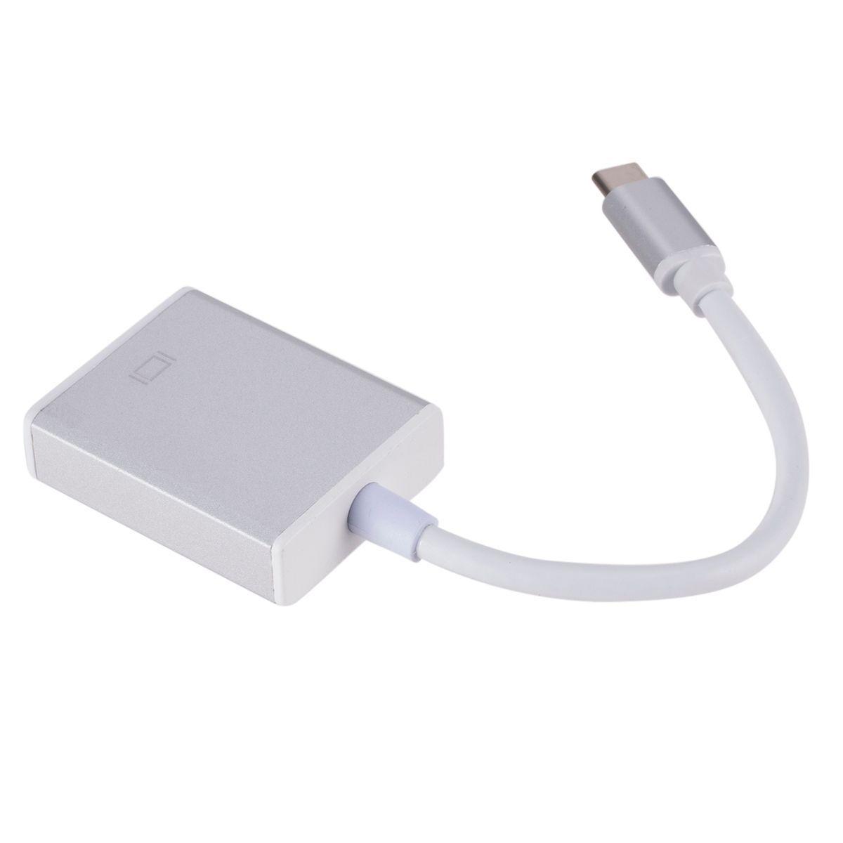 Adaptador USB-C a HDMI Full HD 1080p | Cable Convertidor para Conectar Laptops/Smartphones a TV/Moni-3