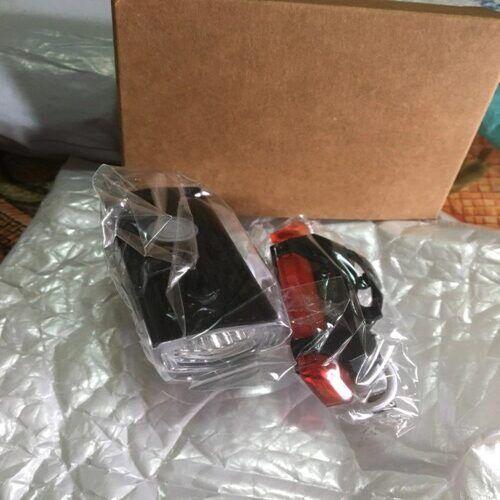 Luz Linterna Led Bicicleta Luz Delantera Y Trasera Roja Recargables USB Para Bici-2