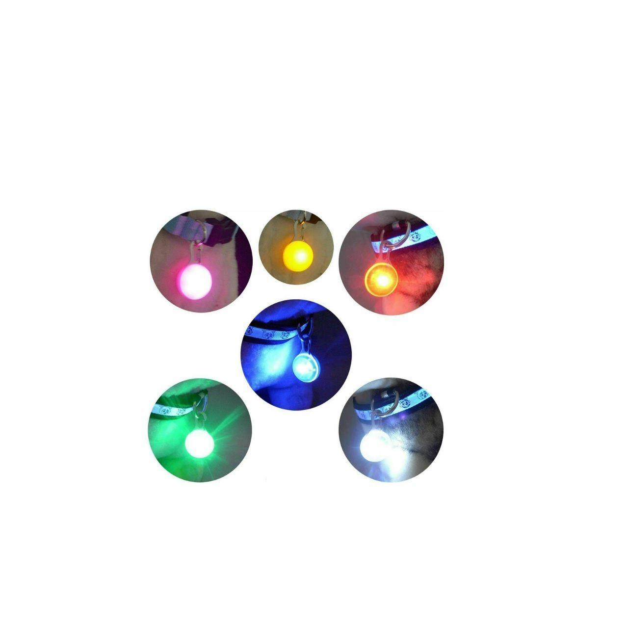 Collar led Para Perros y Gatos Bola de luz colgante para Mascotas brillante-2