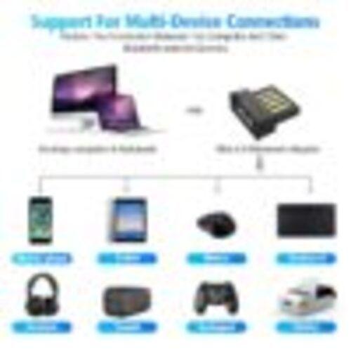 Adaptador Transmisor Receptor USB Bluetooth 5,0 Para PC Notebook Inalambrico NO Radioautos-4