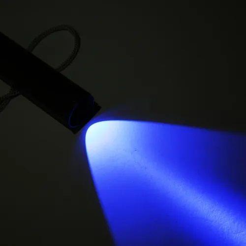 Linterna Led Luz UV Ultravioleta recargable USB pequeña de Bolsillo Para Billete-4