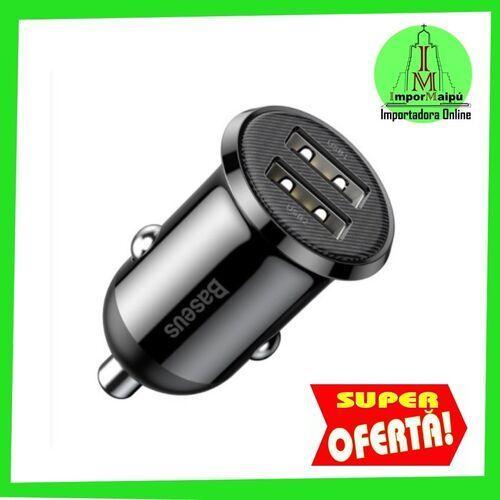 Cargador de Carro BASEUS Mini 3.1A Doble USB para Smartphone-0