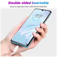 Cable Carga Rápida Tipo C a C Corto (25cm) para Datos y Energía-2