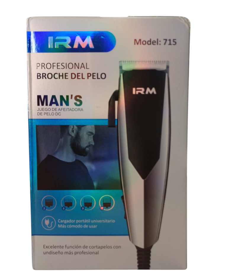 Maquinilla de Afeitar y Cortapelos IRM Original | Calidad Profesional para Barba y Cabello-2