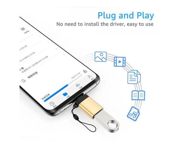 Adaptador Micro USB a USB 3.0 Convertidor V8 Macho a USB Normal Hembra Para Celular Notebook Univers-5