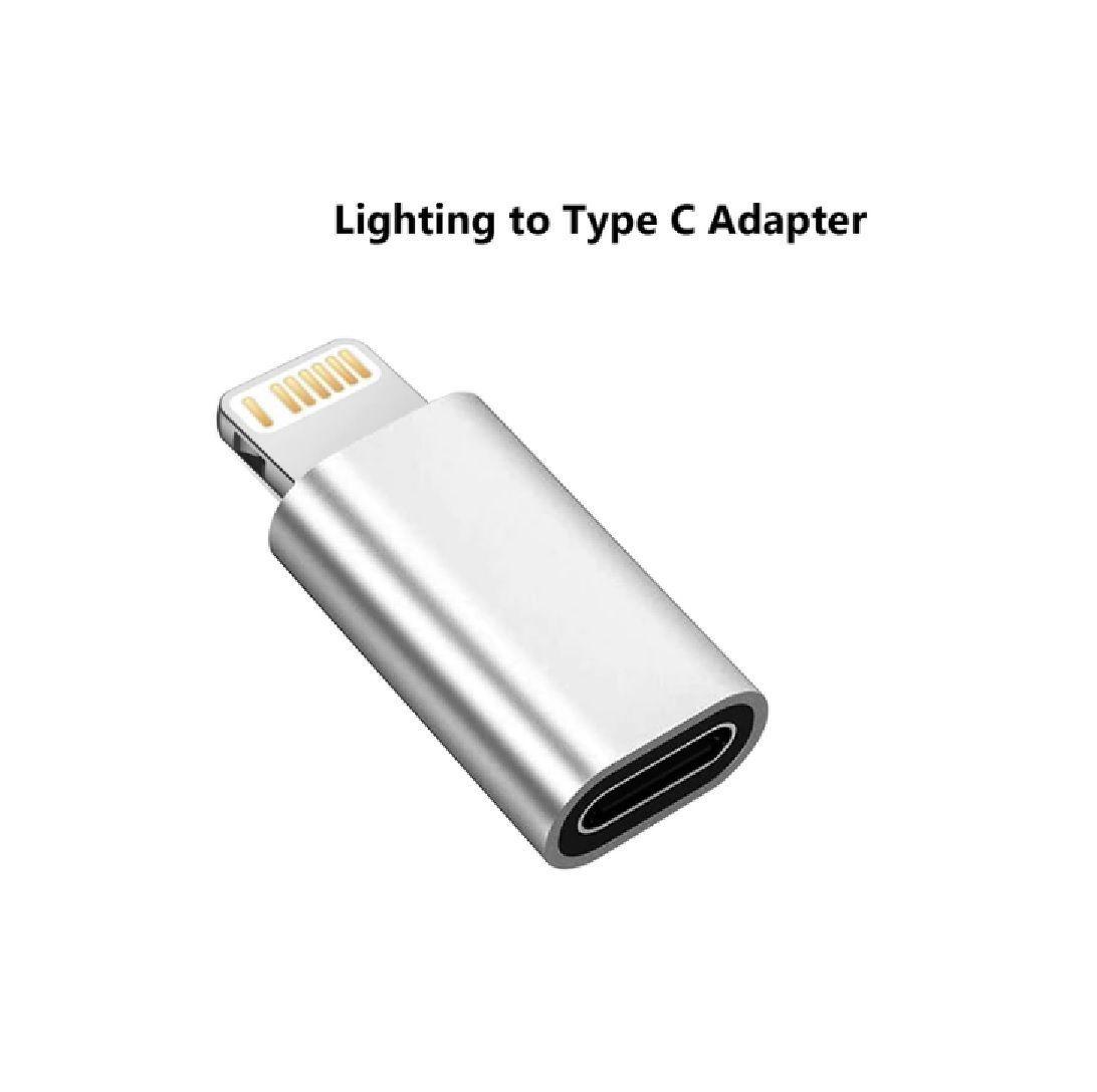 Adaptador para Iphone Lightning A Tipo C OTG de 8 pines Macho A Tipo C Hembra-3
