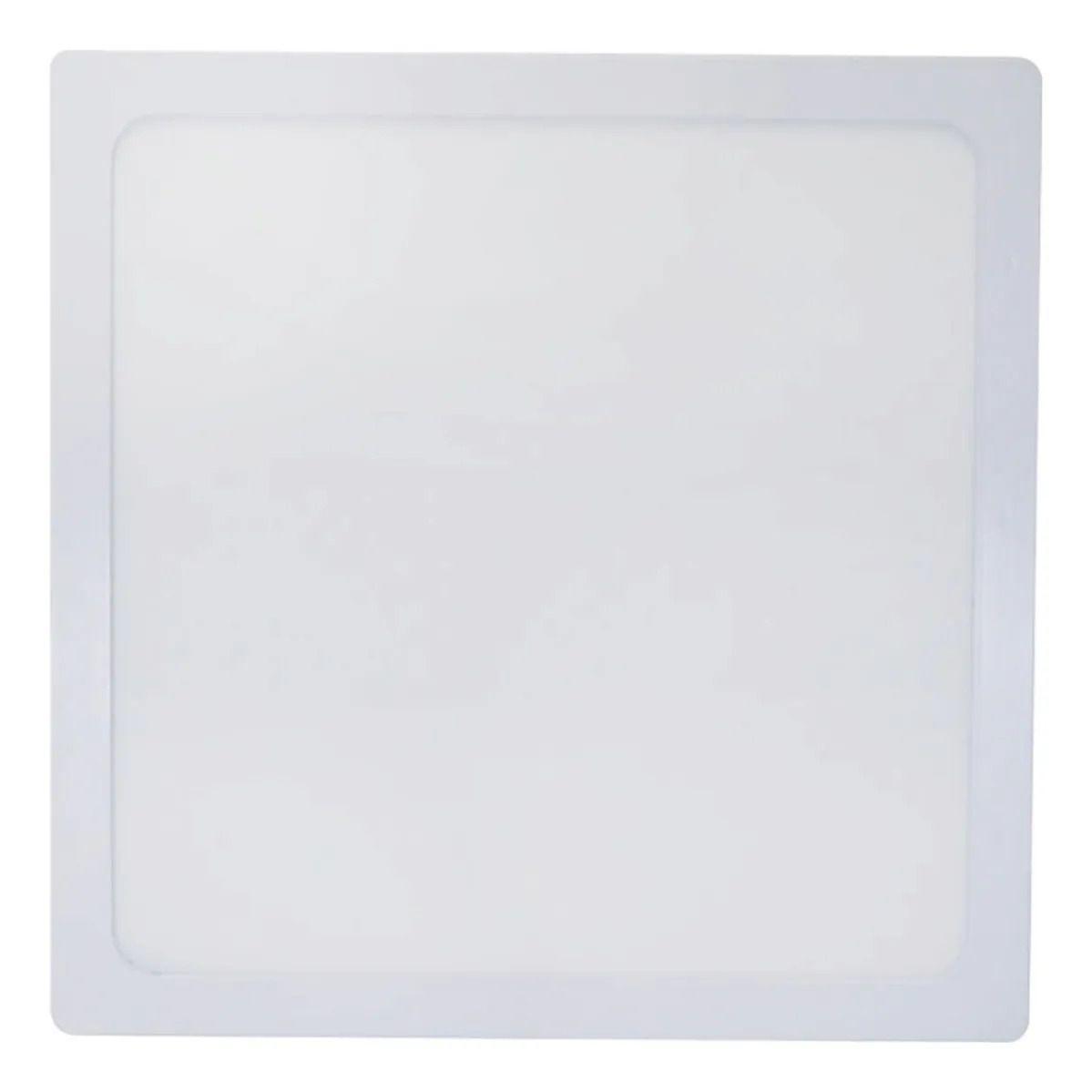 Lampara Panel Led Superficial Sobreponer Cuadrada 18w-1