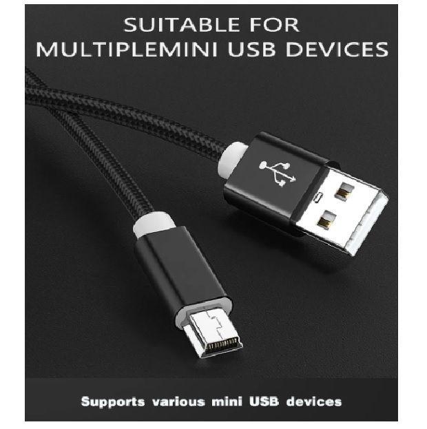 Cable de carga y datos USB normal a USB Mini V3 transferencia rápida USB 3.0 a USB Mini-2