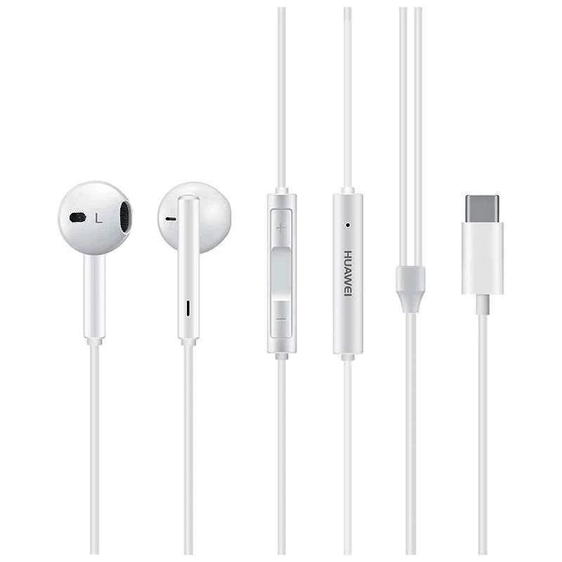 Audífonos Con Cable Tipo C HUAWEI CM33 convencionales con Micrófonos y manos libres-0