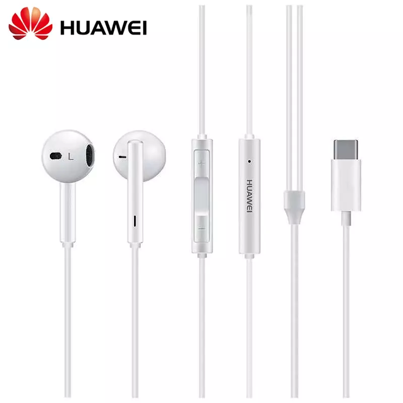 Audífonos Con Cable Tipo C HUAWEI CM33 convencionales con Micrófonos y manos libres-1