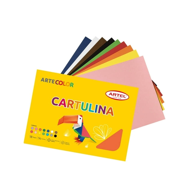 Cartulinas Espa olas Carpeta de 10 Pliegos Hojas 10 Colores-2